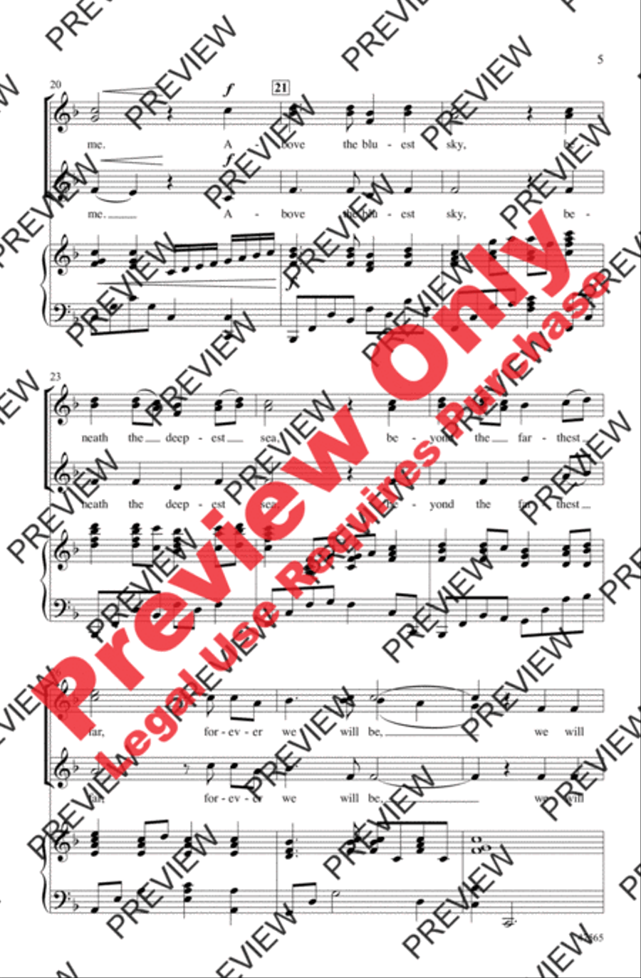 Beyond Beyond Women's Choir scores gallery preview page 5