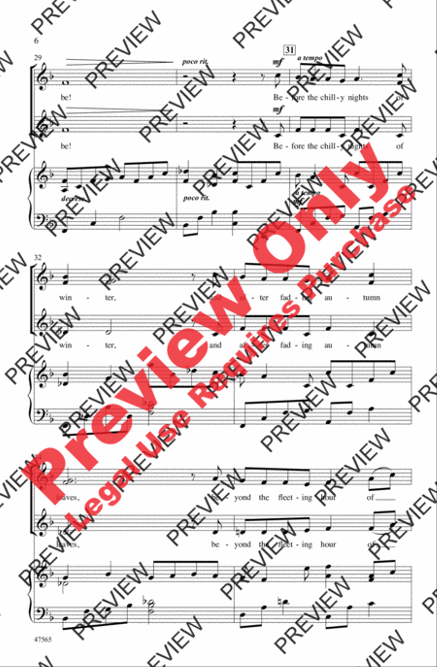 Beyond Beyond Women's Choir scores gallery preview page 6