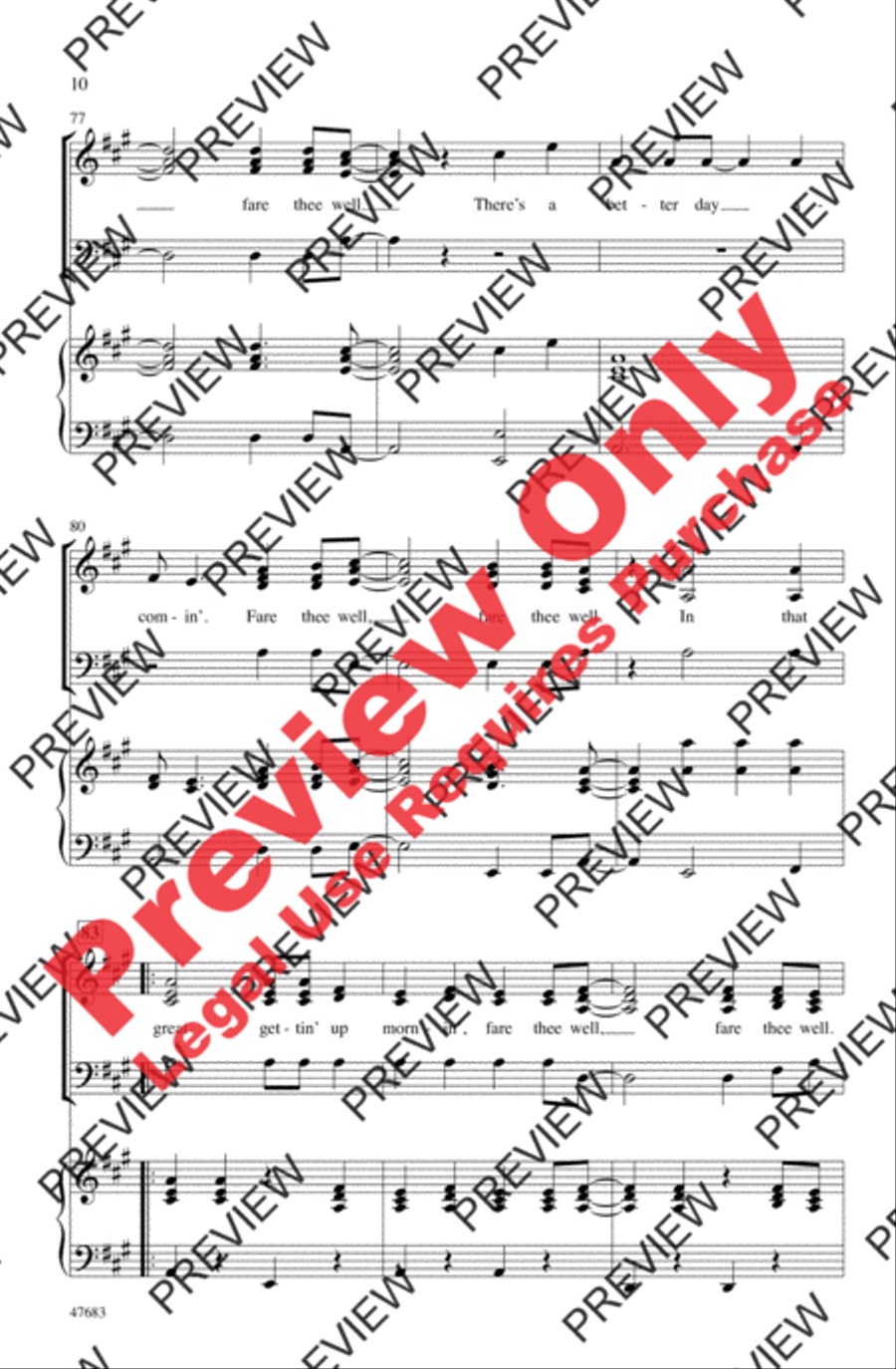 Great, Gettin' Up Day! Great, Gettin' Up Day! 3-Part scores gallery preview page 10