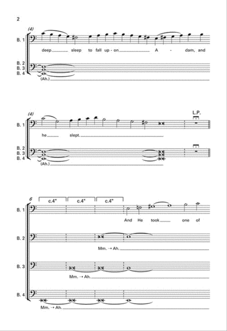 The Uncreated Eros The Uncreated Eros 4-Part scores gallery preview page 4