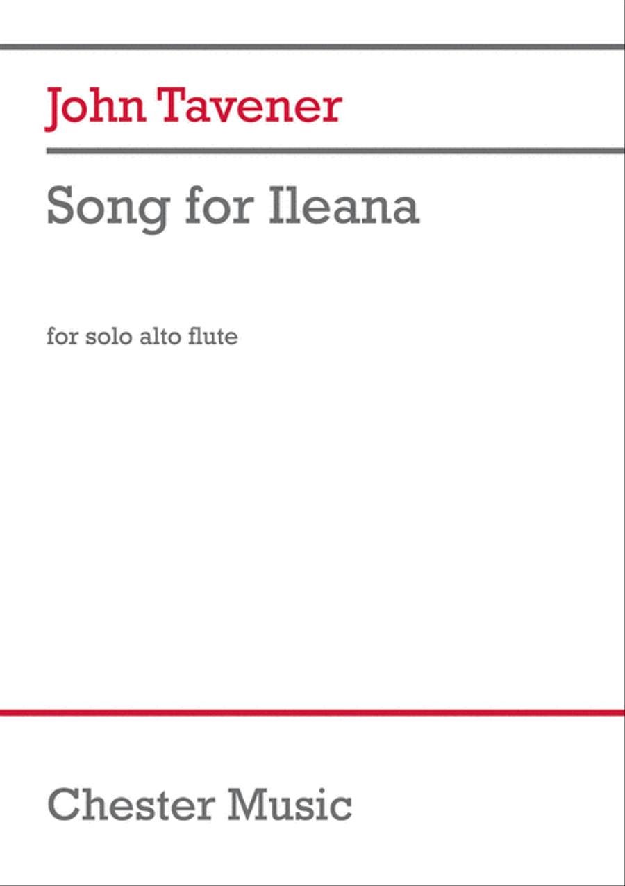 Song for Ileana Flute scores gallery preview page 1