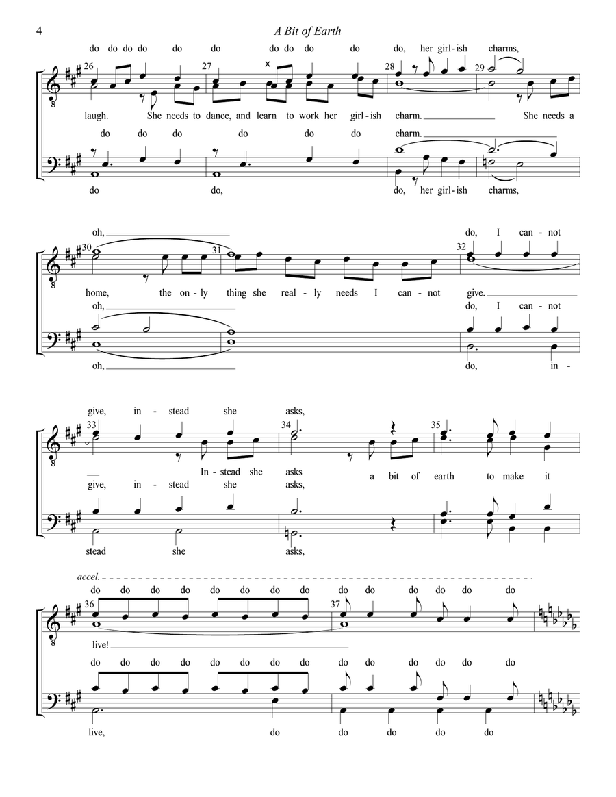 A Bit Of Earth TTBB scores gallery preview page 4