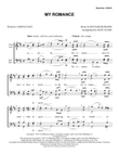 My Romance (arr. Burt Szabo)
