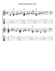Auld Lang Syne (Solo Ukulele)