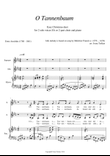 O Tannenbaum, for SA voices and piano E flat major