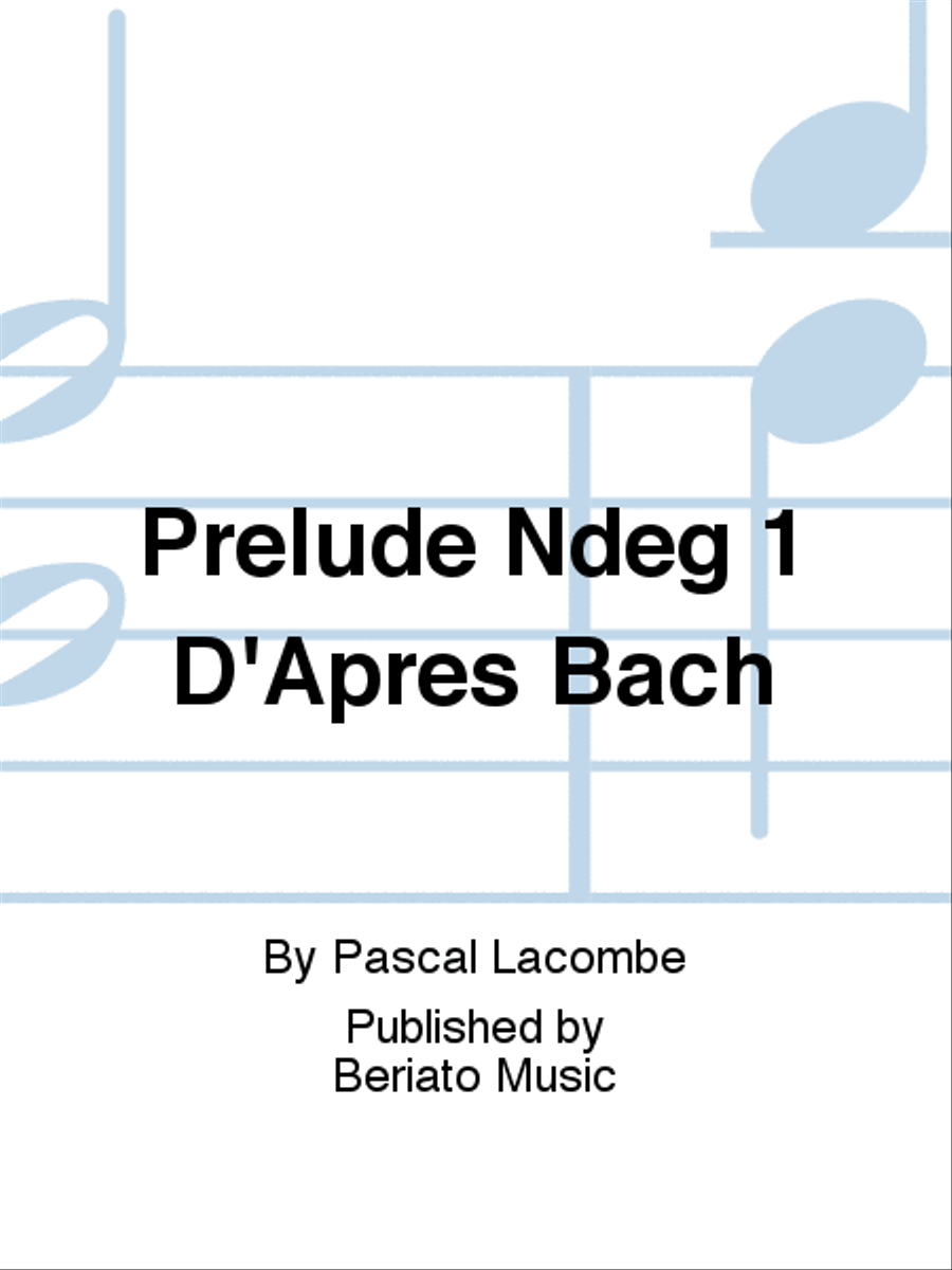 Prélude N° 1 D'Après Bach Tuba scores gallery preview page 1