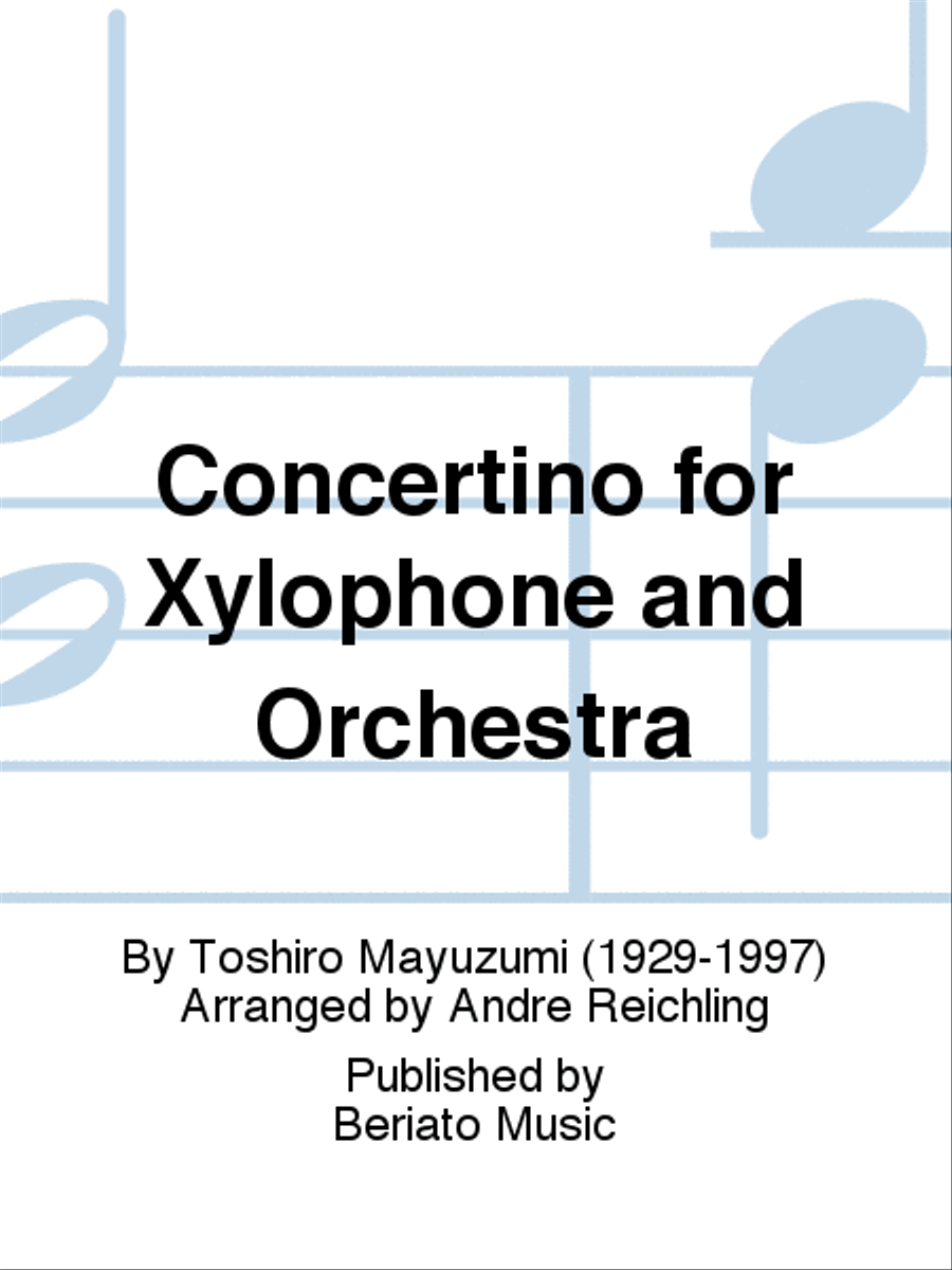 Concertino for Xylophone and Orchestra Concert Band scores gallery preview page 1