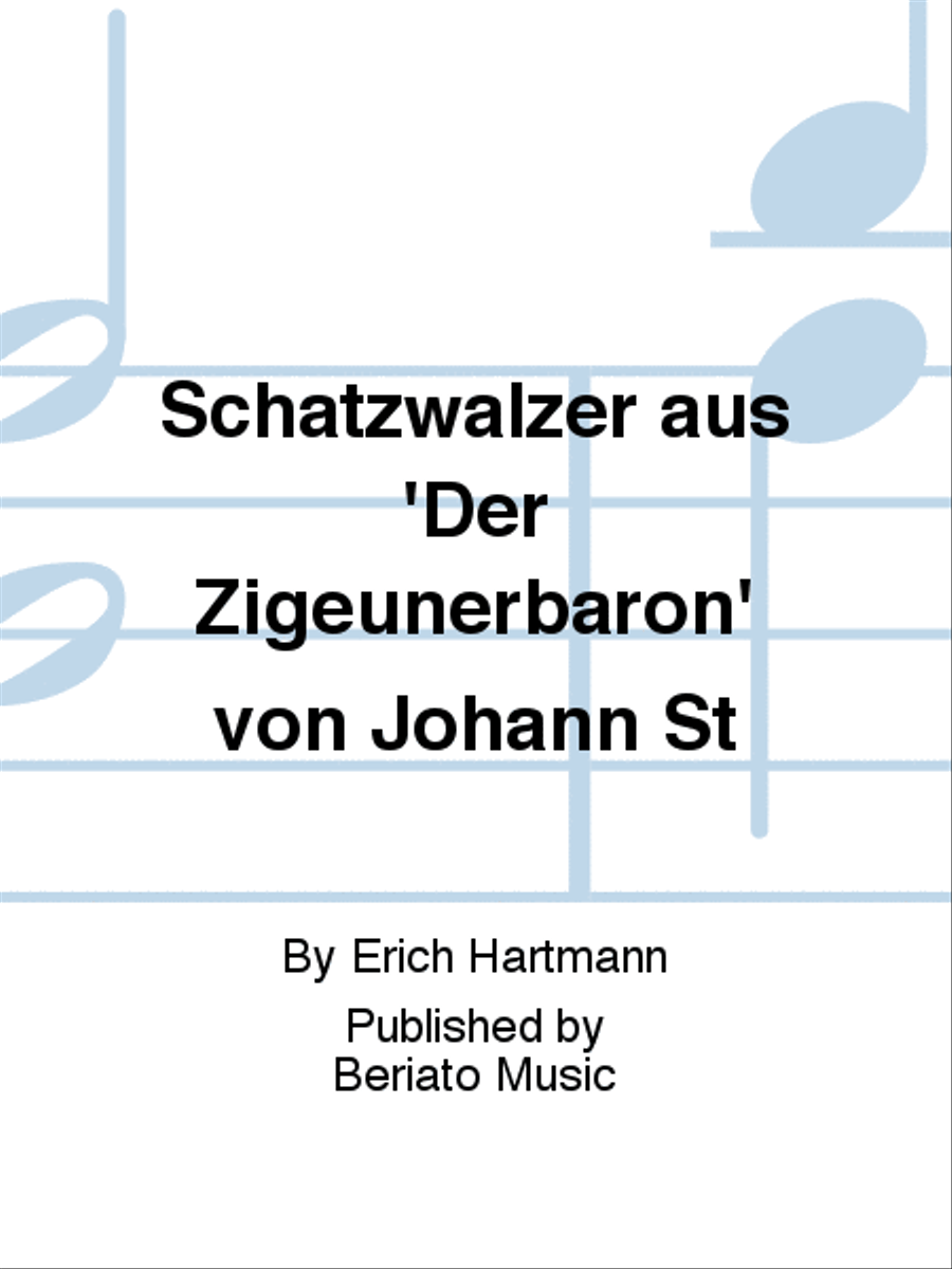 Schatzwalzer aus 'Der Zigeunerbaron' von Johann St Double Bass scores gallery preview page 1
