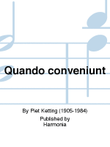 Quando conveniunt