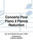 Concerto Pour Piano 2 Pianos Reduction