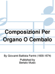 Composizioni Per Organo O Cembalo