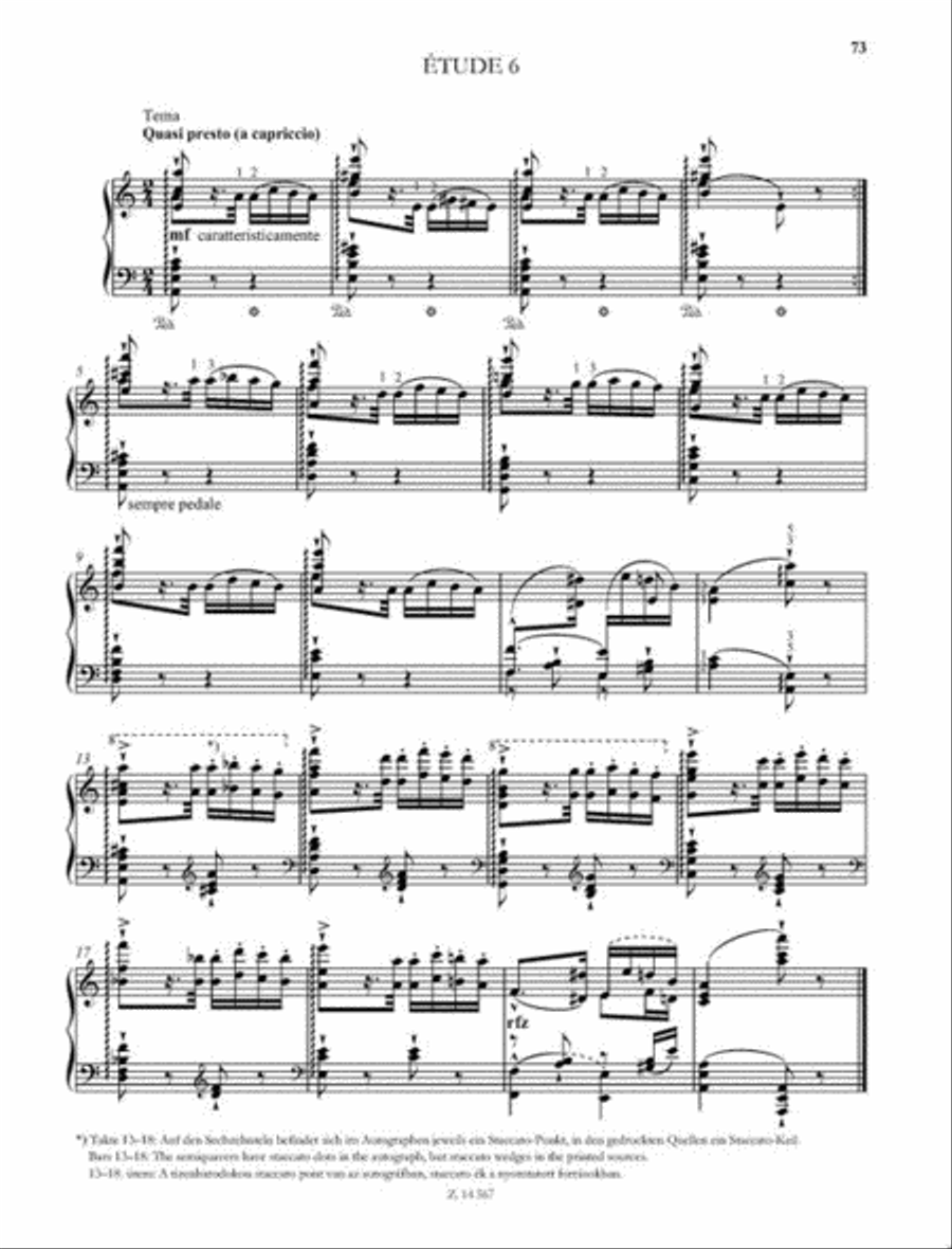 Études d'exécution transcendante d'après Paganini Piano Solo scores gallery preview page 2