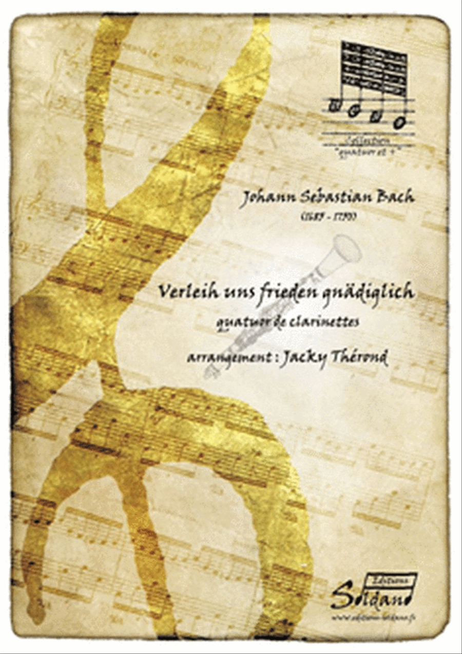 Verleih Uns Frieden Gnadiglich Clarinet Quartet scores gallery preview page 1