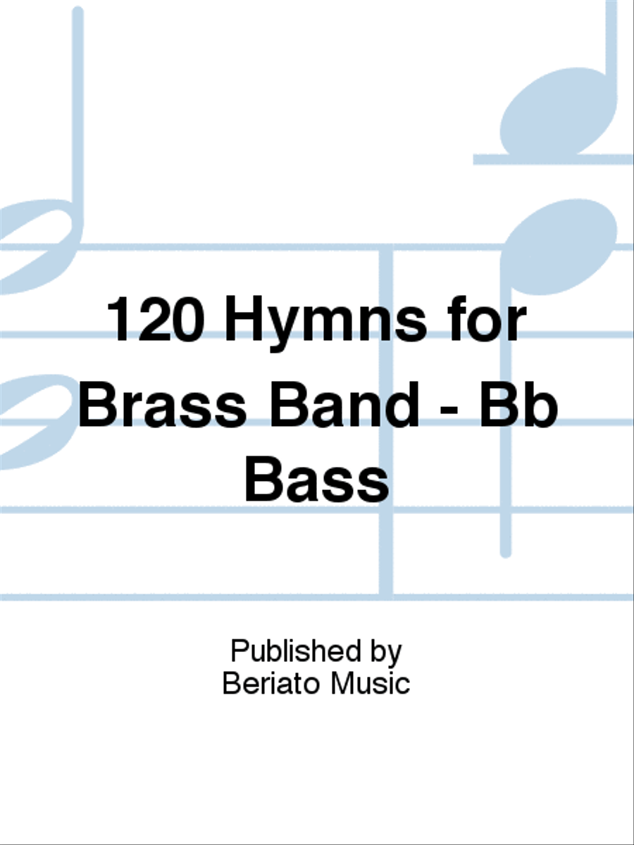 120 Hymns for Brass Band - Bb Bass TC Choir scores gallery preview page 1