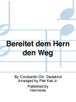 Bereitet dem Hern den Weg