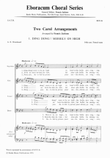 Two Carol Arrangements