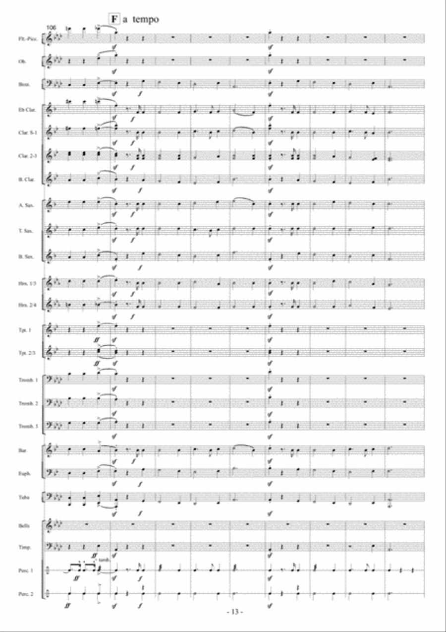 Kleine Koraalfantasie Kleine Koraalfantasie Concert Band scores gallery preview page 14