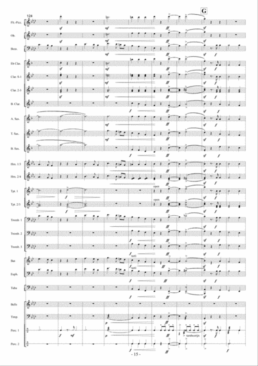 Kleine Koraalfantasie Kleine Koraalfantasie Concert Band scores gallery preview page 16