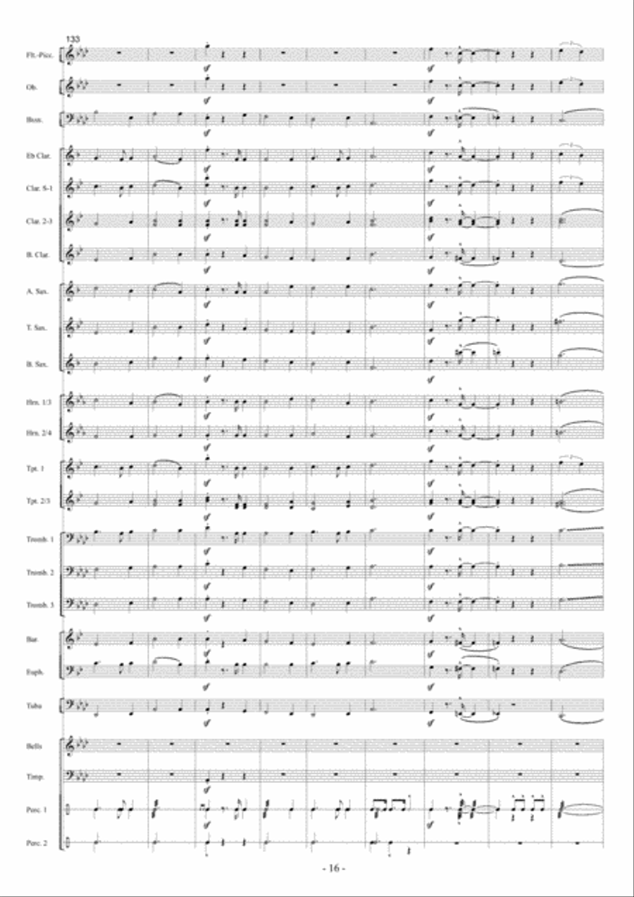 Kleine Koraalfantasie Kleine Koraalfantasie Concert Band scores gallery preview page 17