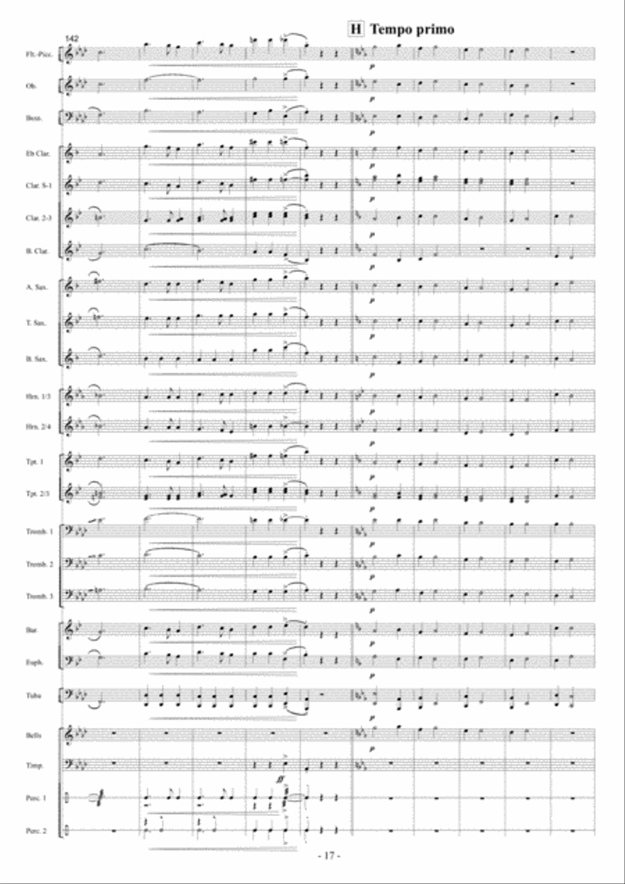 Kleine Koraalfantasie Kleine Koraalfantasie Concert Band scores gallery preview page 18