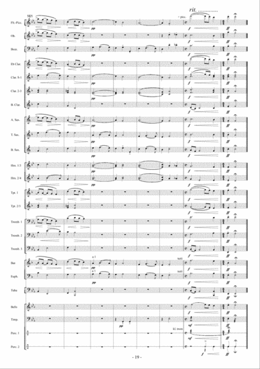 Kleine Koraalfantasie Kleine Koraalfantasie Concert Band scores gallery preview page 20