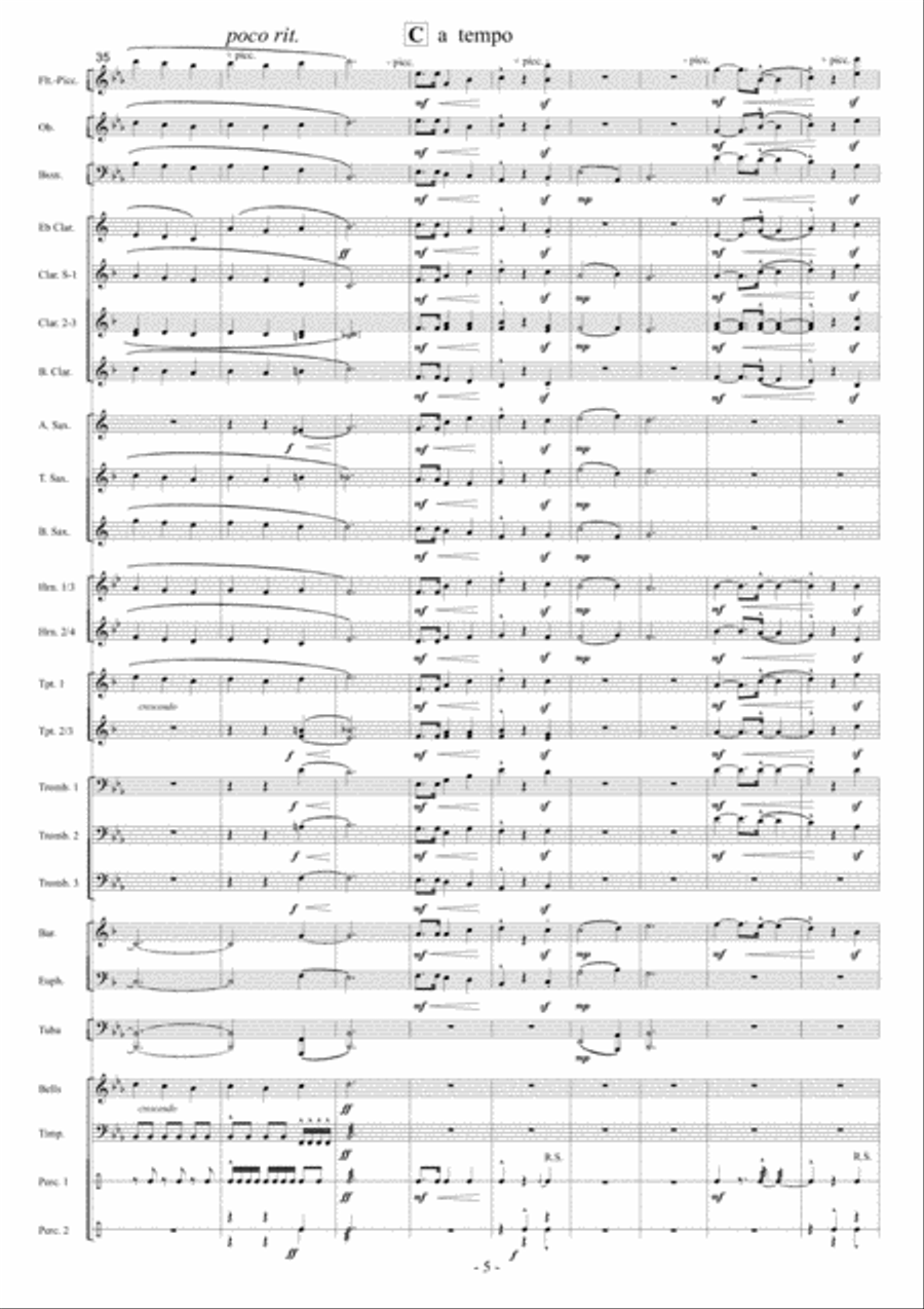 Kleine Koraalfantasie Kleine Koraalfantasie Concert Band scores gallery preview page 6
