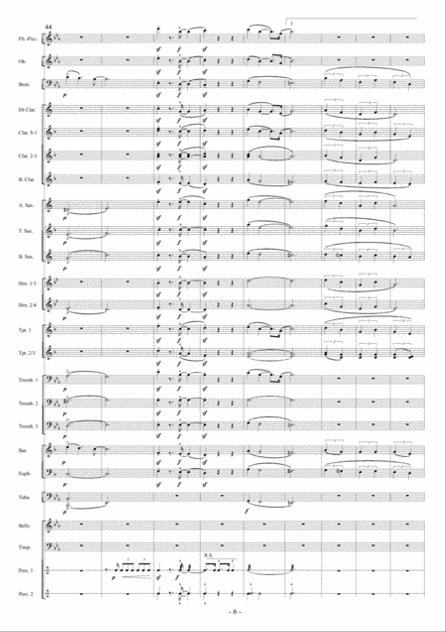 Kleine Koraalfantasie Kleine Koraalfantasie Concert Band scores gallery preview page 7