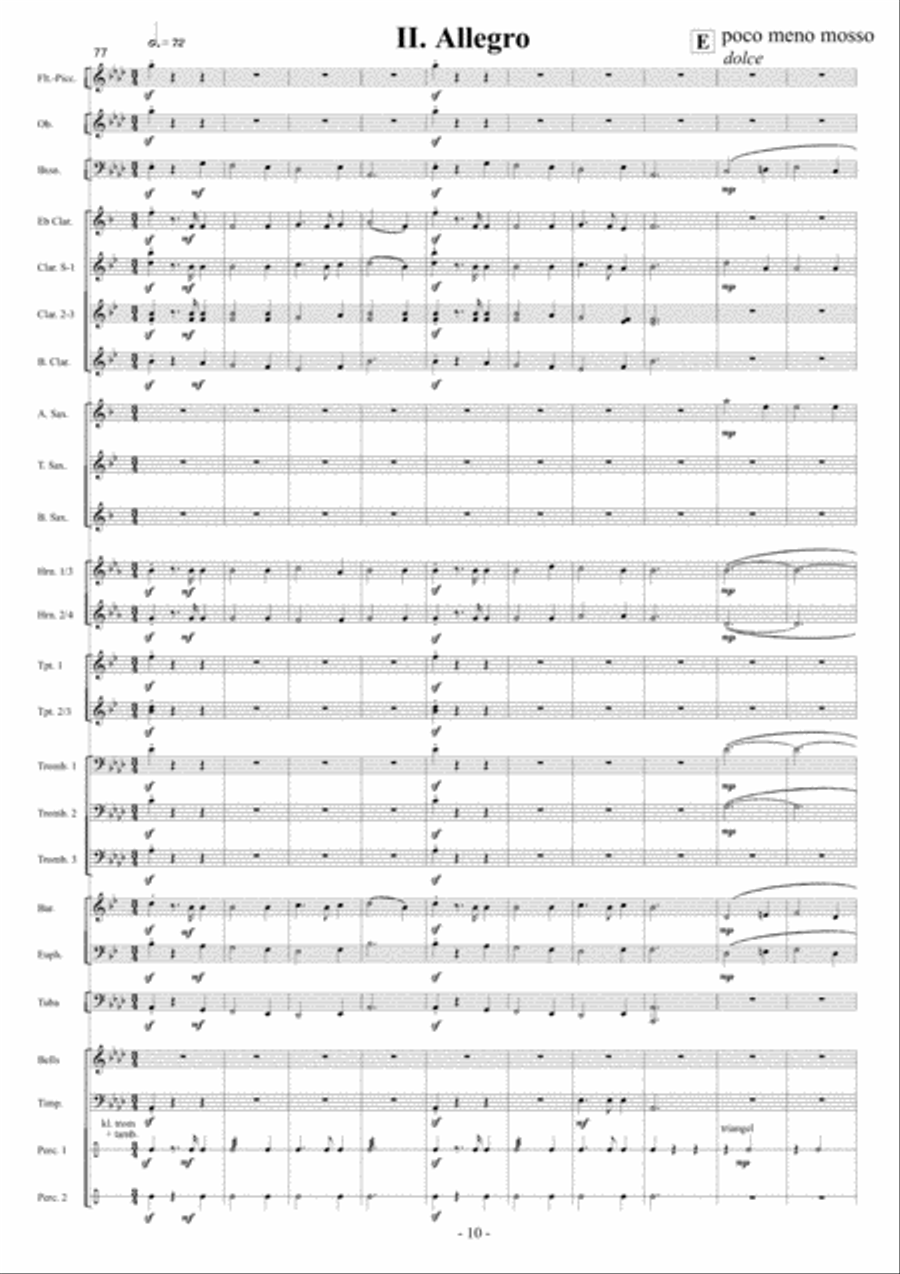 Kleine Koraalfantasie Kleine Koraalfantasie Concert Band scores gallery preview page 11