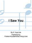 I Saw You