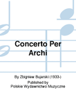 Concerto Per Archi