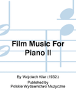 Film Music For Piano II