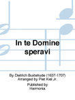 In te Domine speravi