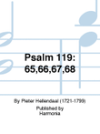 Psalm 119: 65,66,67,68