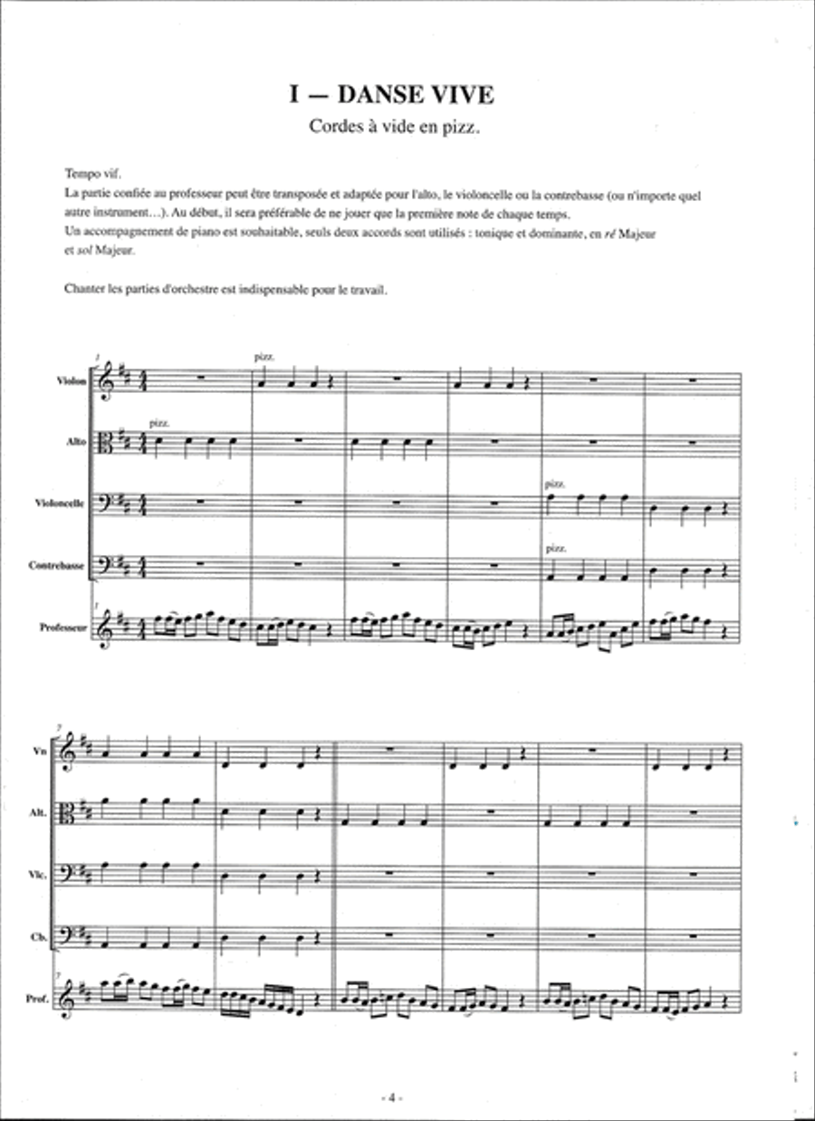 Une Grande Année D'orchestre String Orchestra scores gallery preview page 1
