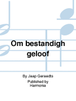 Om bestandigh geloof