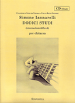 Dodici Studi Intermediate/Difficult Per Chitarra