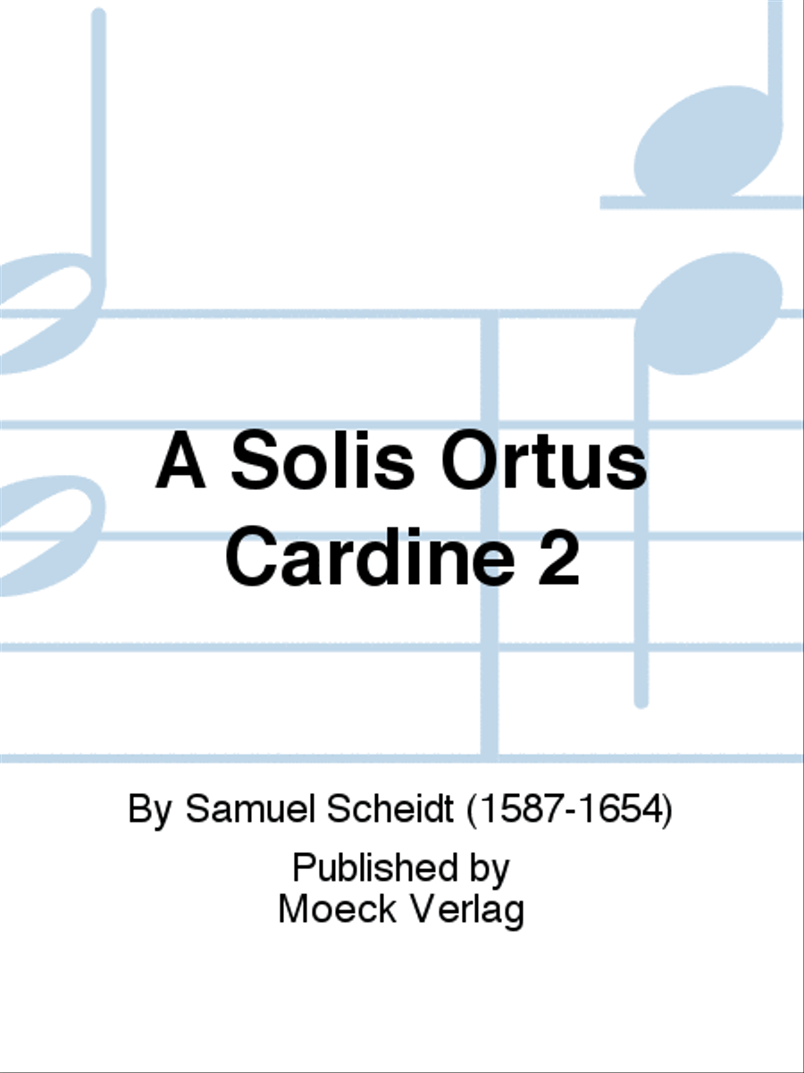 A Solis Ortus Cardine 2 Recorder scores gallery preview page 1