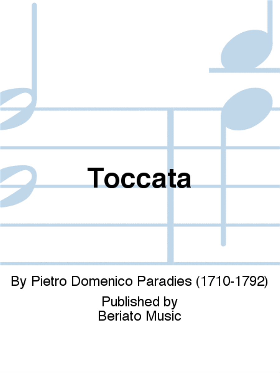 Toccata Piano Solo scores gallery preview page 1