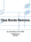 Que Borda Ramona