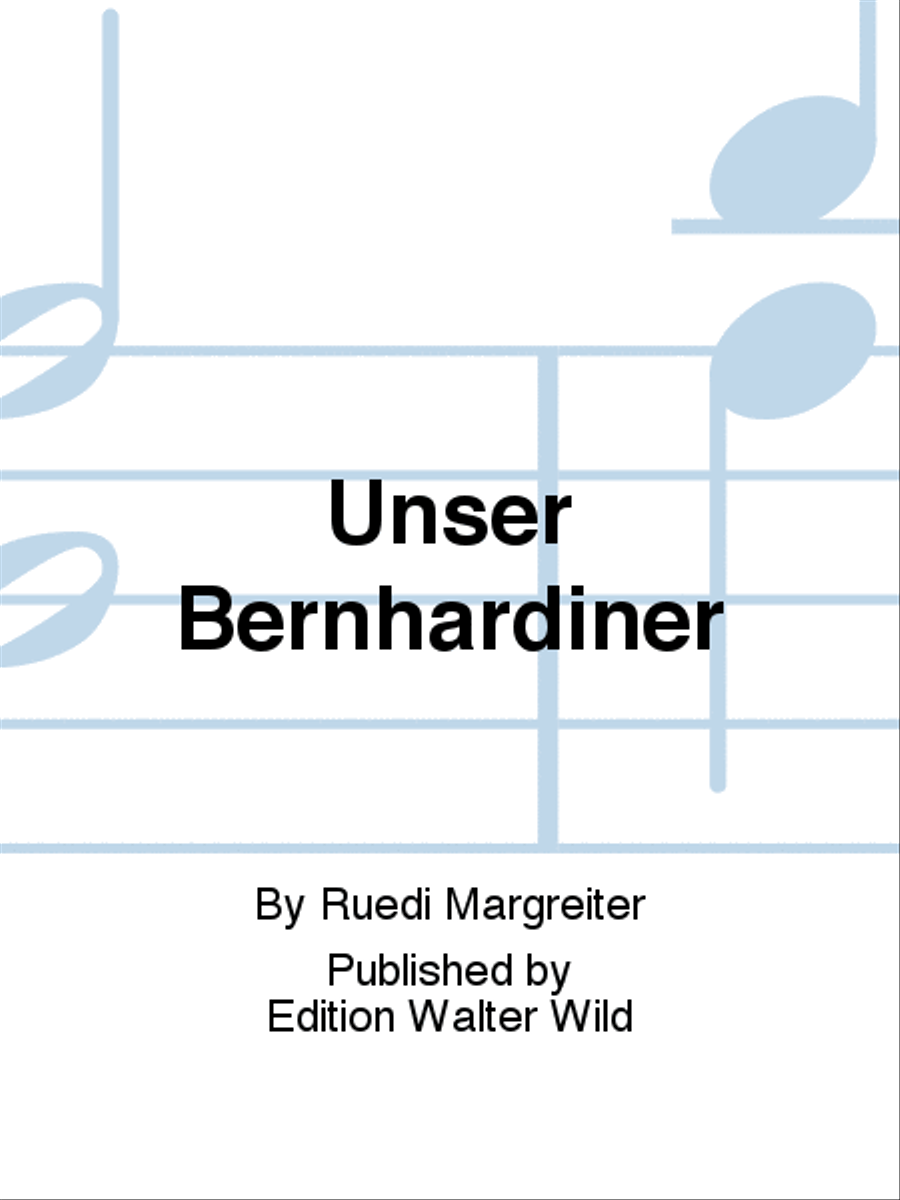 Unser Bernhardiner Accordion scores gallery preview page 1