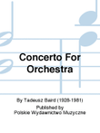 Concerto For Orchestra