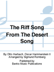 The Riff Song From The Desert Song