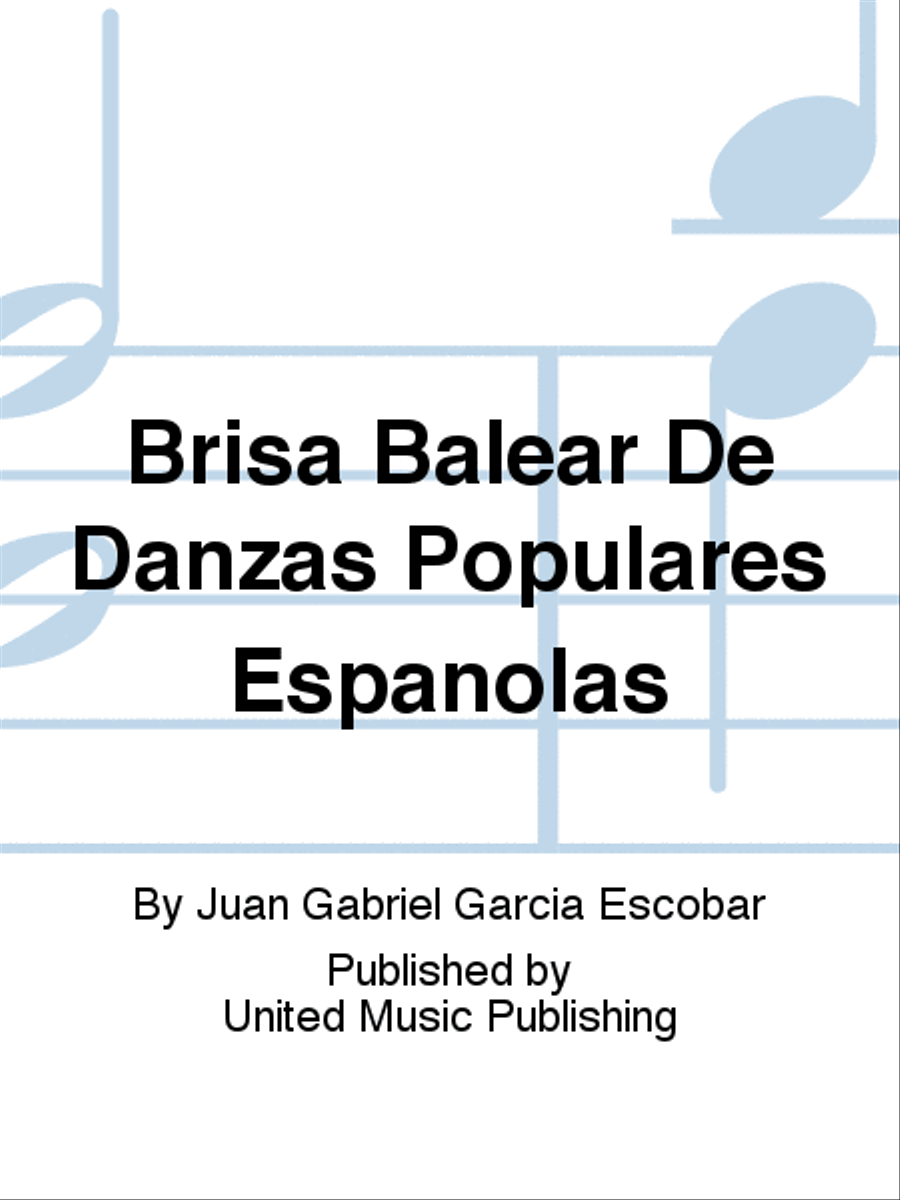 Brisa Balear De Danzas Populares Espanolas Piano Solo scores gallery preview page 1