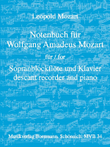 Notenbuch Fur Wolfgang