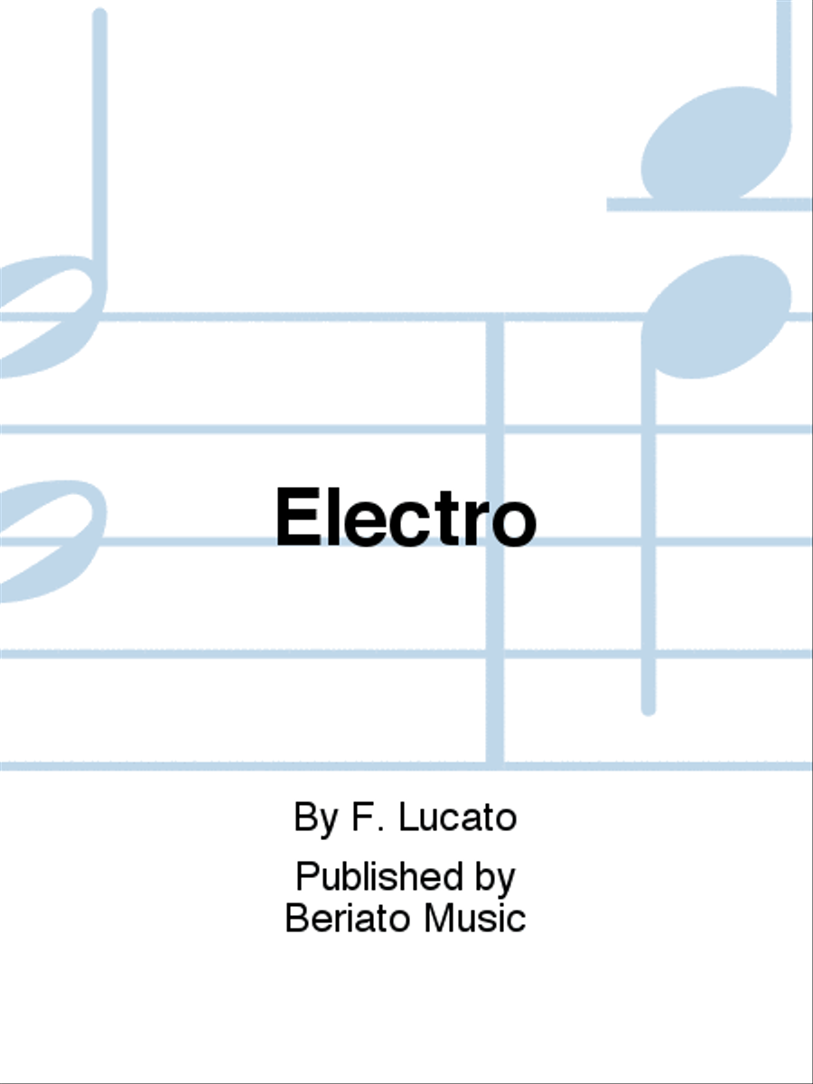 Electro Tenor Saxophone scores gallery preview page 1
