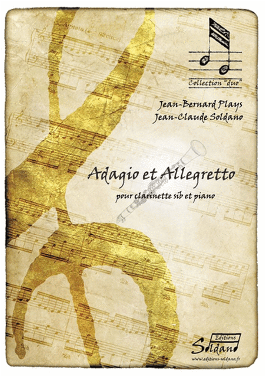 Adagio et Allegretto Clarinet Solo scores gallery preview page 1