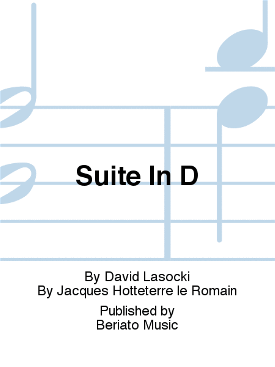 Suite In D Flute scores gallery preview page 1