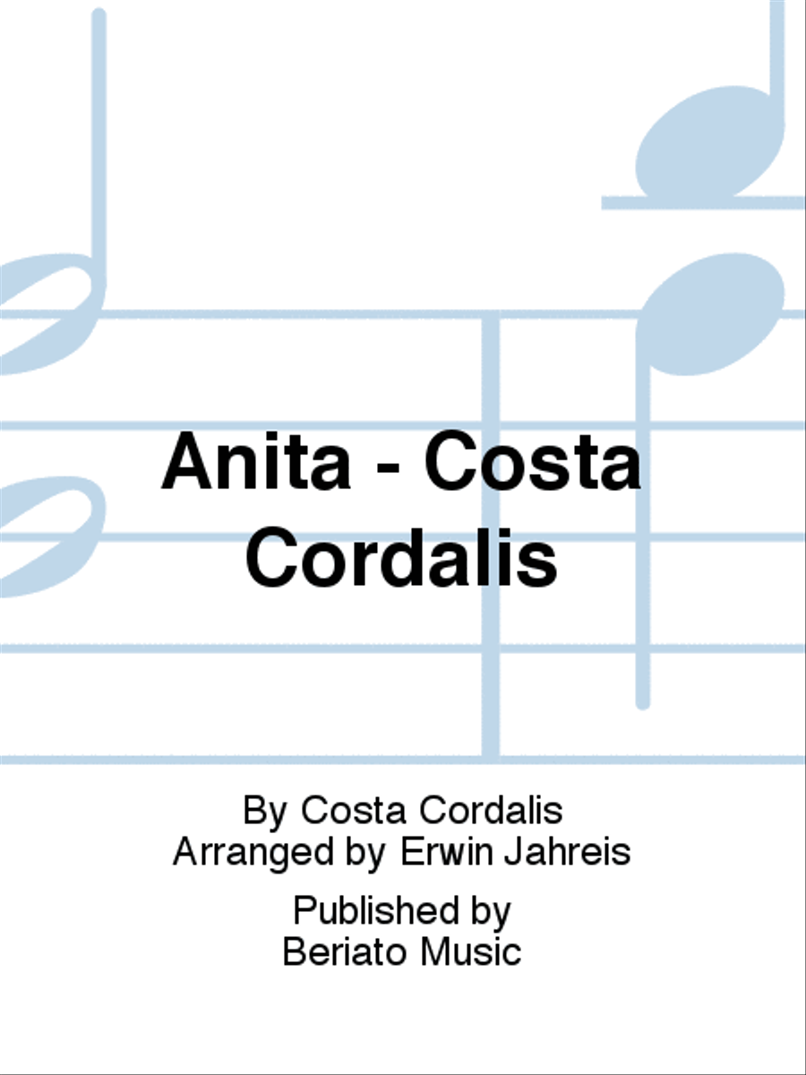 Anita - Costa Cordalis Concert Band scores gallery preview page 1