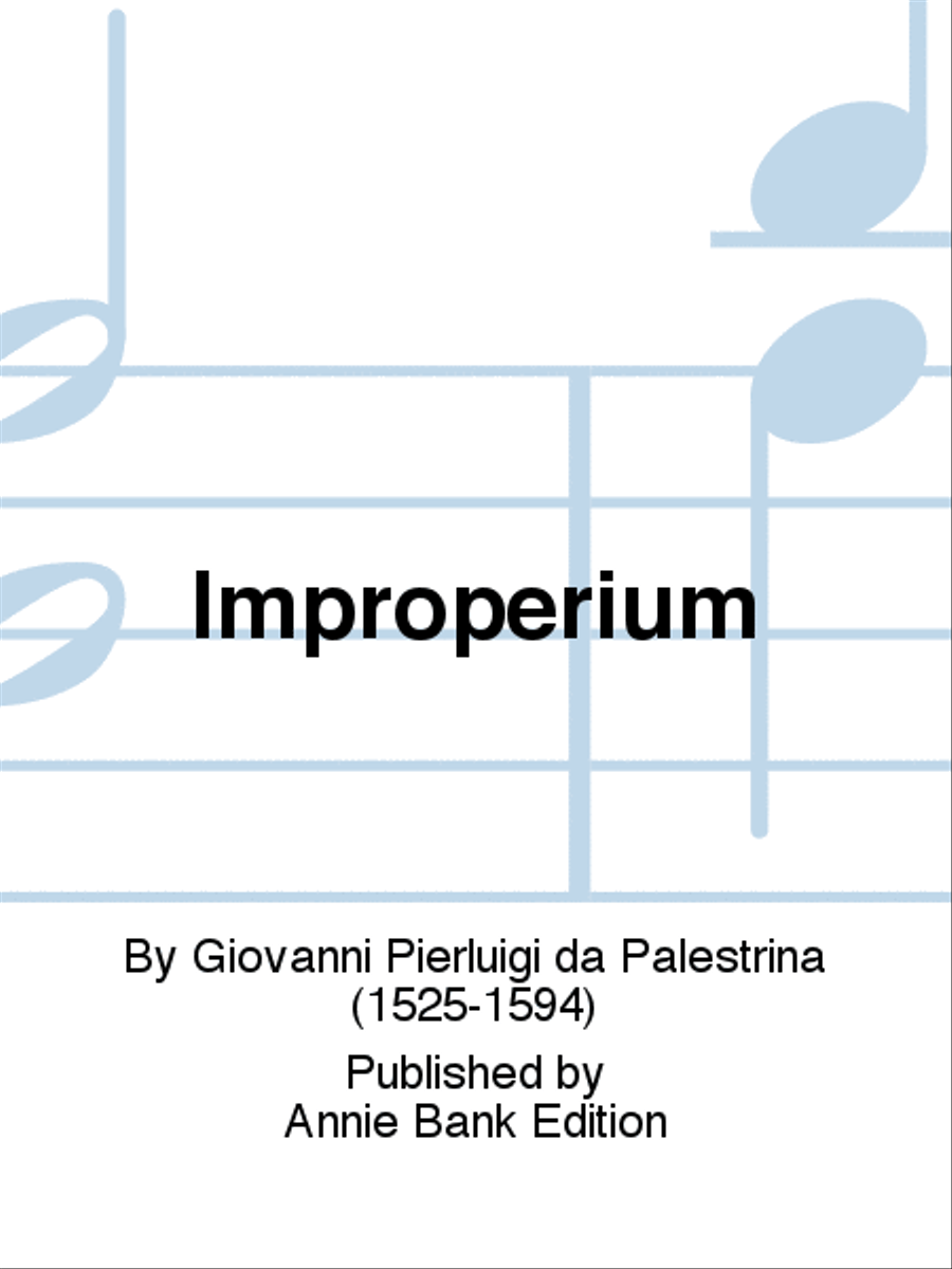 Improperium SATTB scores gallery preview page 1