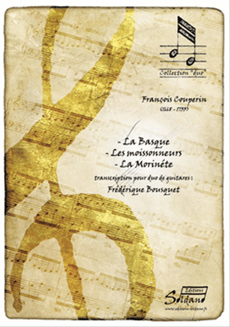 La Basque, Les Moissonneurs, La Morinete Guitar scores gallery preview page 1